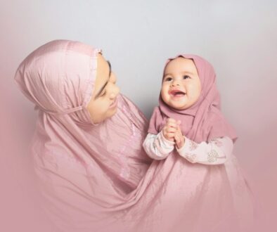 Muslim mother and child representing family-focused marriage