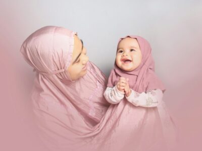 Muslim mother and child representing family-focused marriage