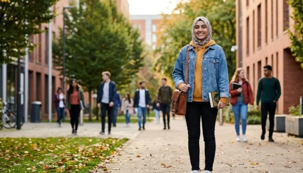This is a portrait of a teenage girl, reflecting personal readiness and educational pursuit, in a context relevant to the topic of finding the right time for marriage.