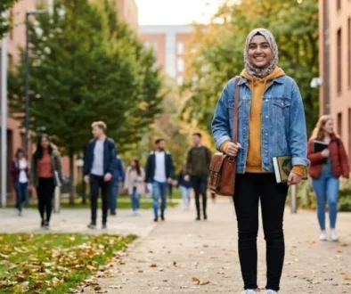 This is a portrait of a teenage girl, reflecting personal readiness and educational pursuit, in a context relevant to the topic of finding the right time for marriage.