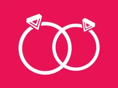 second nikah app uk, 2 rings of bride and bride groom show in the image.