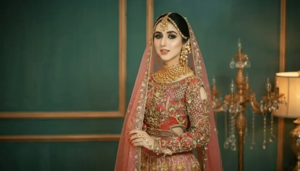 Beautiful British Muslim bride representing UK settled female rishta requirements for halal matrimony